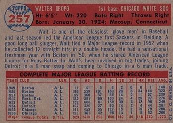 Walt Dropo  baseball card collectible - Main Image 2