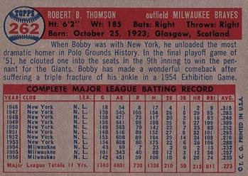 Bobby Thomson  baseball card collectible - Main Image 2