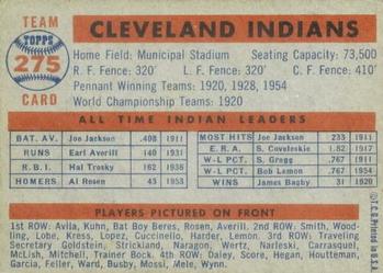 Cleveland Indians  baseball card collectible - Main Image 2