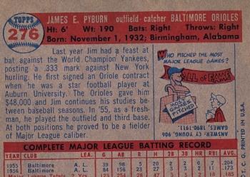 Jim Pyburn  baseball card collectible - Main Image 2