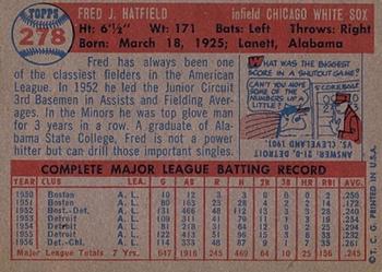 Fred Hatfield  baseball card collectible - Main Image 2