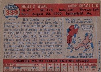 Bob Speake  baseball card collectible - Main Image 2