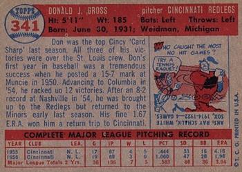 Don Gross  baseball card collectible - Main Image 2