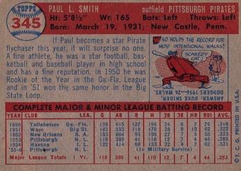 Paul Smith  baseball card collectible - Main Image 2