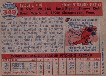 Nelson King  baseball card collectible - Main Image 2