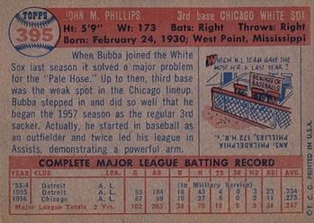 Bubba Phillips  baseball card collectible - Main Image 2