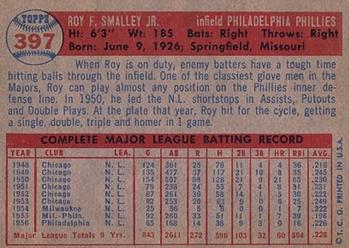 Roy Smalley  baseball card collectible - Main Image 2