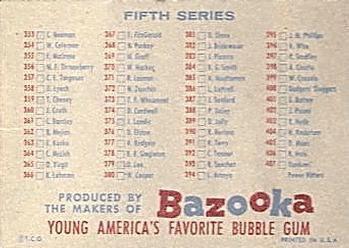 Checklist: 265-407  baseball card collectible - Main Image 2