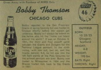 Bobby Thomson  baseball card collectible - Main Image 2