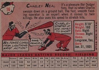 Charley Neal  baseball card collectible - Main Image 2