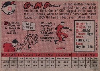 Gil McDougald  baseball card collectible - Main Image 2