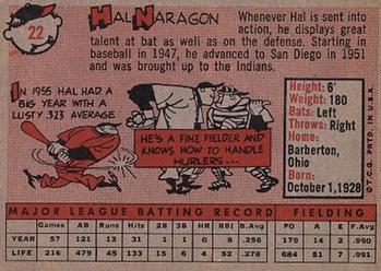 Hal Naragon  baseball card collectible - Main Image 2