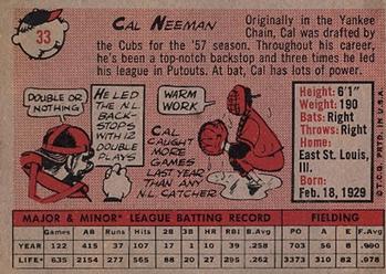 Cal Neeman  baseball card collectible - Main Image 2