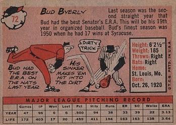 Bud Byerly  baseball card collectible - Main Image 2