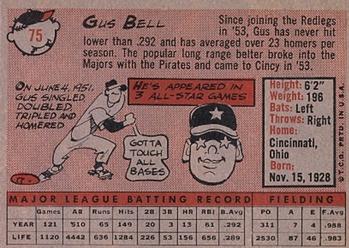 Gus Bell  baseball card collectible - Main Image 2