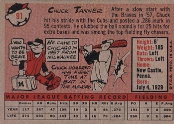 Chuck Tanner  baseball card collectible - Main Image 2