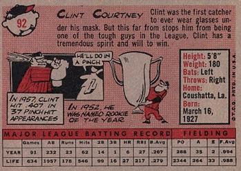 Clint Courtney  baseball card collectible - Main Image 2