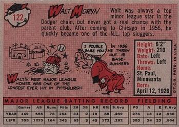 Walt Moryn  baseball card collectible - Main Image 2