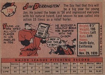 Jim Derrington  baseball card collectible - Main Image 2