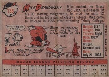 Moe Drabowsky  baseball card collectible - Main Image 2