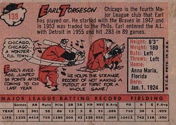 Earl Torgeson  baseball card collectible - Main Image 2