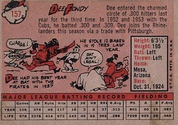 Dee Fondy  baseball card collectible - Main Image 2