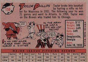 Taylor Phillips  baseball card collectible - Main Image 2