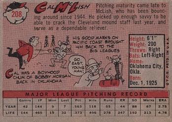 Cal McLish  baseball card collectible - Main Image 2
