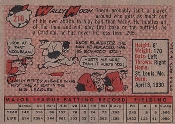 Wally Moon  baseball card collectible - Main Image 2