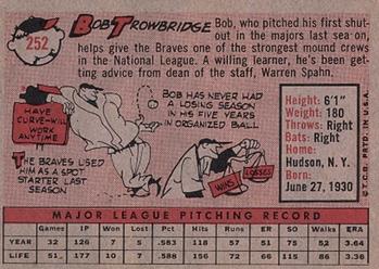 Bob Trowbridge  baseball card collectible - Main Image 2