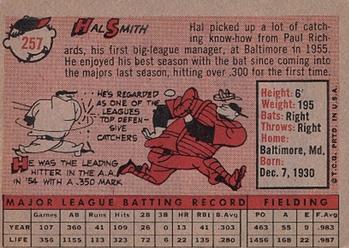 Hal Smith  baseball card collectible - Main Image 2