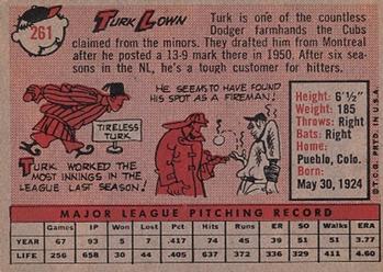 Turk Lown  baseball card collectible - Main Image 2