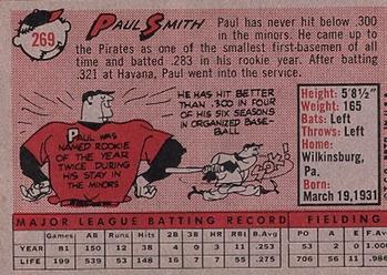 Paul Smith  baseball card collectible - Main Image 2
