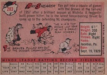 Ray Shearer  baseball card collectible - Main Image 2