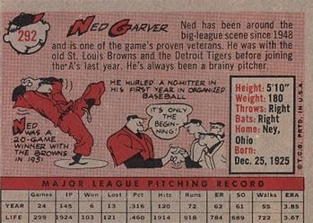 Ned Garver  baseball card collectible - Main Image 2