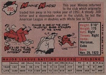 Minnie Minoso  baseball card collectible - Main Image 2