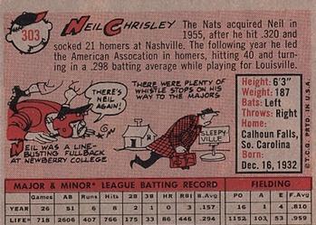 Neil Chrisley  baseball card collectible - Main Image 2