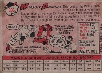 Whammy Douglas  baseball card collectible - Main Image 2