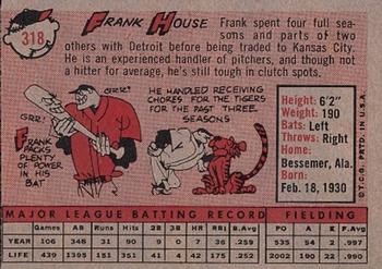Frank House  baseball card collectible - Main Image 2