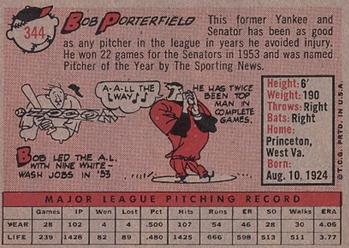 Bob Porterfield  baseball card collectible - Main Image 2
