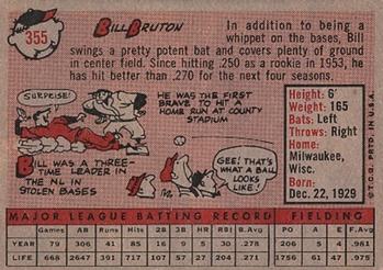 Bill Bruton  baseball card collectible - Main Image 2