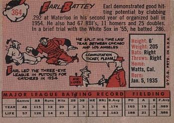 Earl Battey  baseball card collectible - Main Image 2