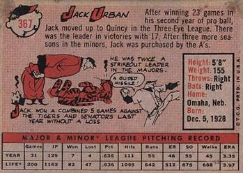 Jack Urban  baseball card collectible - Main Image 2