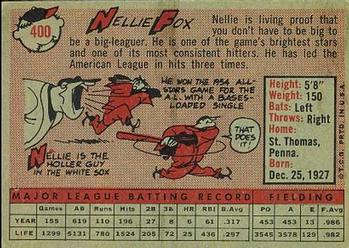 Nellie Fox  baseball card collectible - Main Image 2