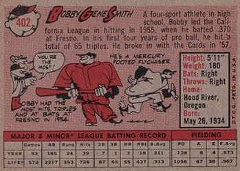 Bobby Gene Smith  baseball card collectible - Main Image 2