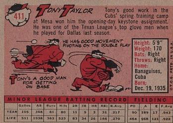 Tony Taylor  baseball card collectible - Main Image 2