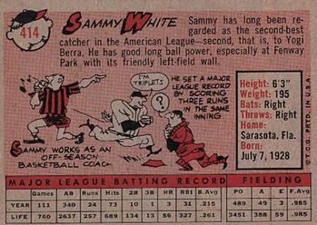 Sammy White  baseball card collectible - Main Image 2