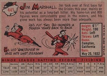 Jim Marshall  baseball card collectible - Main Image 2