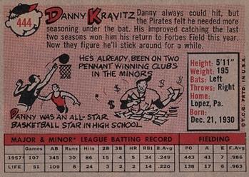 Danny Kravitz  baseball card collectible - Main Image 2