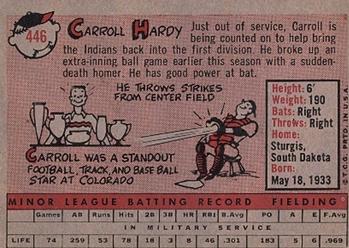 Carroll Hardy  baseball card collectible - Main Image 2